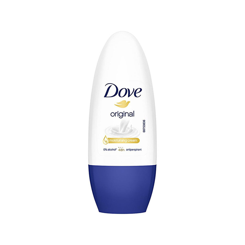 Dove Original: 48-Hour Antiperspirant Roll On Deodorant for Women - Moisturizing, Alcohol-Free, Sensitive Skin Formula with Natural Care Oil
