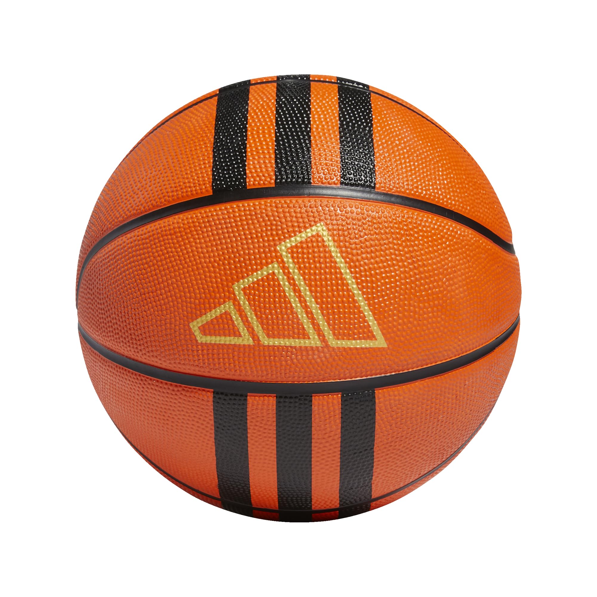 adidas Unisex-Adult Rubber X 3 Ball Basketball Natural/Black/Gold Metallic 7