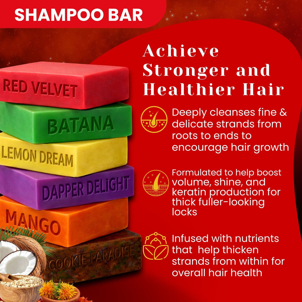 Batana Shampoo Bar for Dry Scalp & Coarse Hair