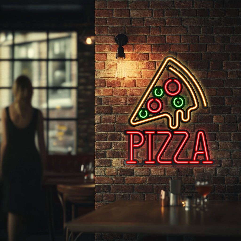 Pizza Metal Neon Wall Art- LN0040