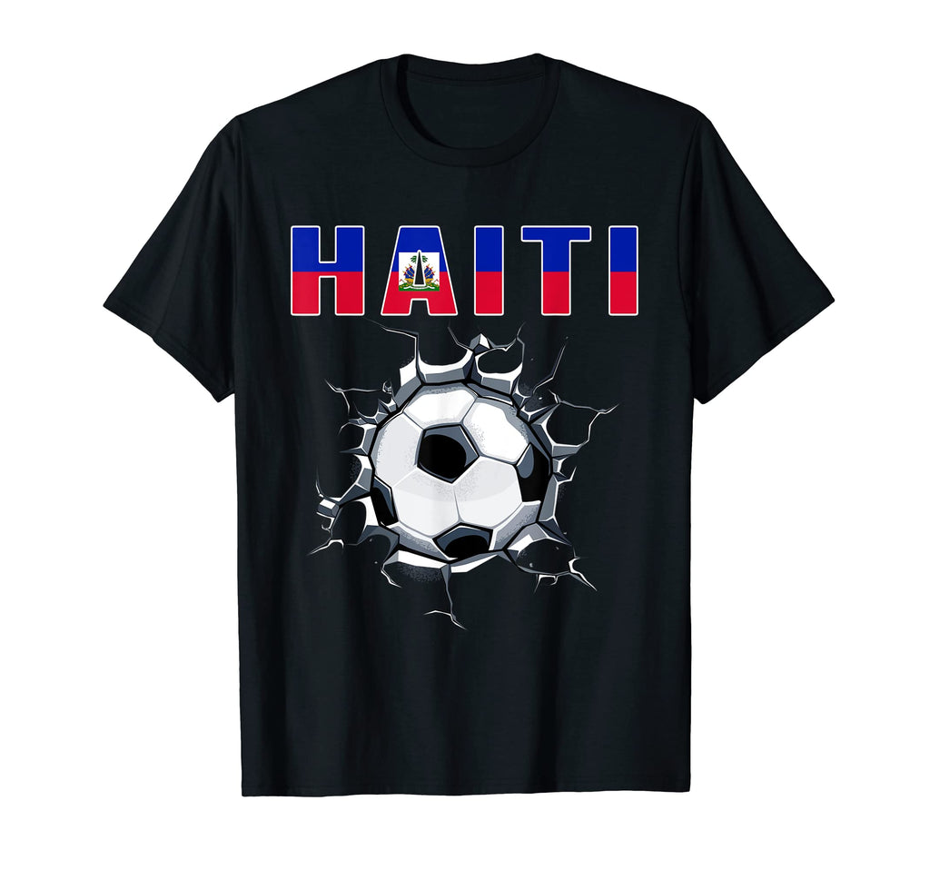 Haiti Soccer Fans Jersey Haitian T-Shirt - Minimalist Print Men Women