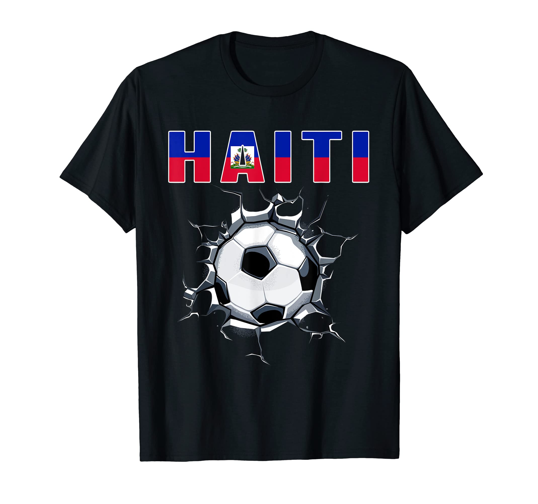 Haiti Soccer Fans Jersey Haitian T-Shirt - Minimalist Print Men Women