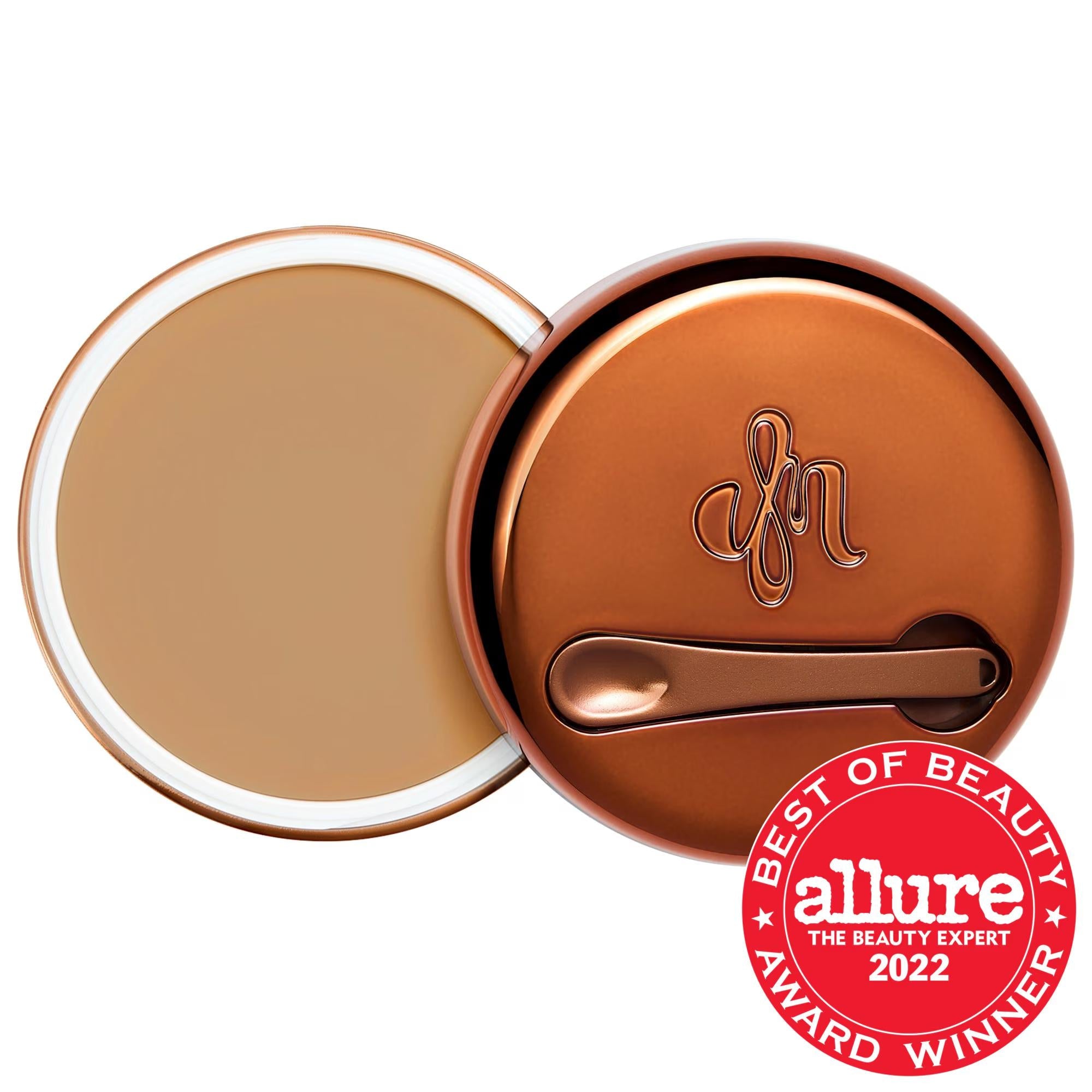 Yummy Skin Tinted Primer & Foundation - Blurring Balm Powder for Matte Finish, Oil Control & Sweat Absorption