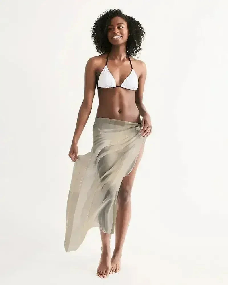 Sheer Beige Swimsuit Cover Up