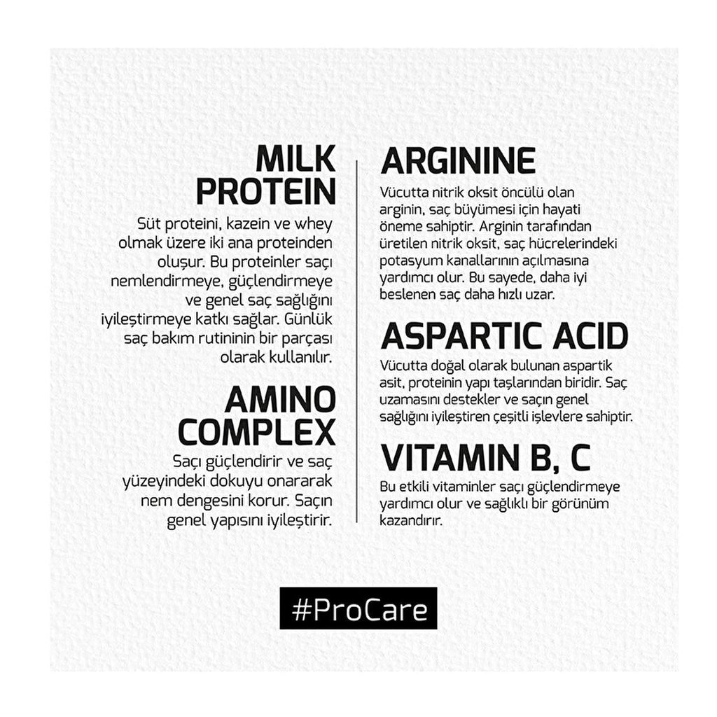 Agiva Milk Protein Hair Care Set: Shampoo, Hair Milk & Comb - Repair Damaged Hair, Restore Shine, Moisturize & Detangle (Brush Color May Vary)