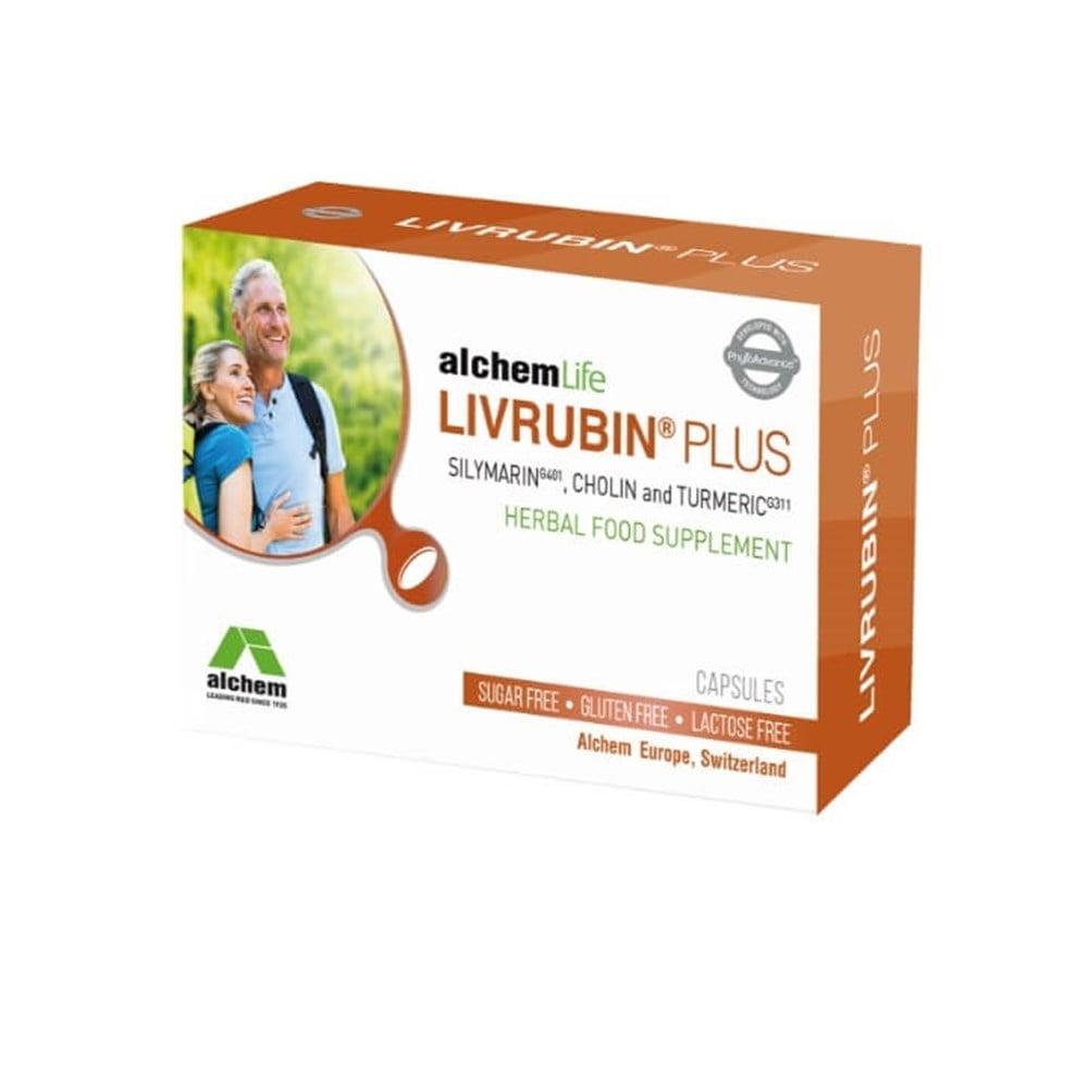 Livrubin Plus - Liver Support Supplement with Milk Thistle & Turmeric Extract - 30 Capsules