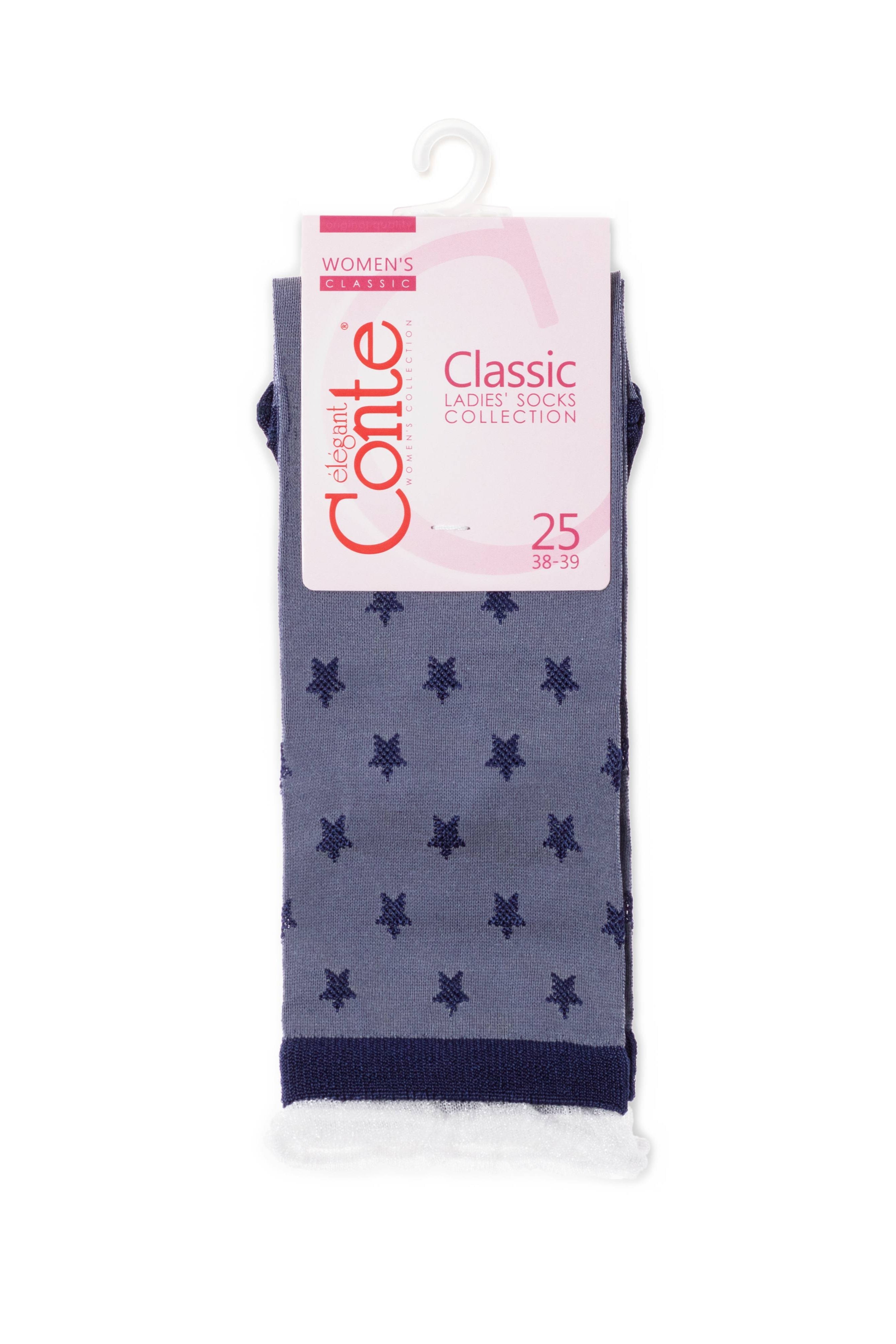 Conte Socks Classic - 491 Decorative Transparent Mesh