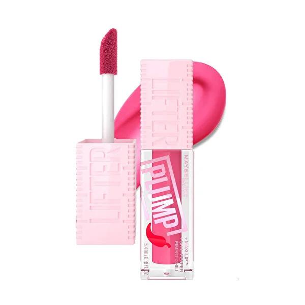 Maybelline Lifter Plump Lip Gloss - Non-Sticky, Chili Pepper Extract, Instant Plumping Effect
