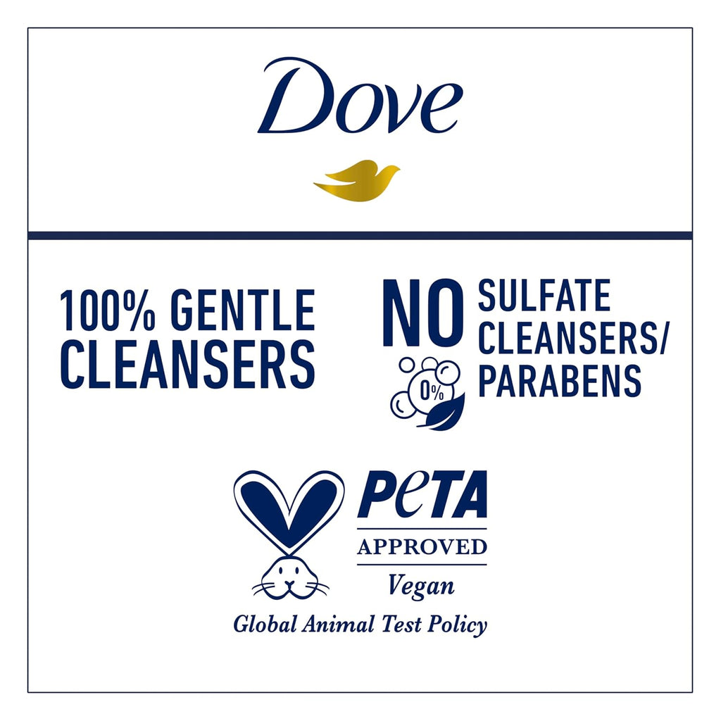 Dove Plant Milk Cleansing Body Wash Acai & Rice Milk For Women For Moisturized Skin 17.5 fl oz