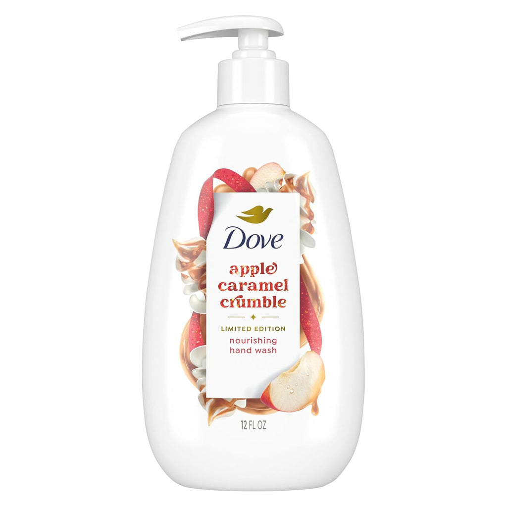 Dove Limited Edition Holiday Treats Liquid Hand Wash for Deep Nourishment Apple Cider Carmel 12 oz