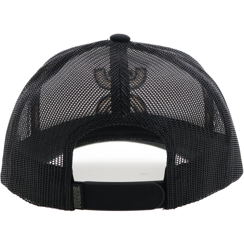 HOOey Purdue University  (Black/White/ Gold) - Trucker Cap
