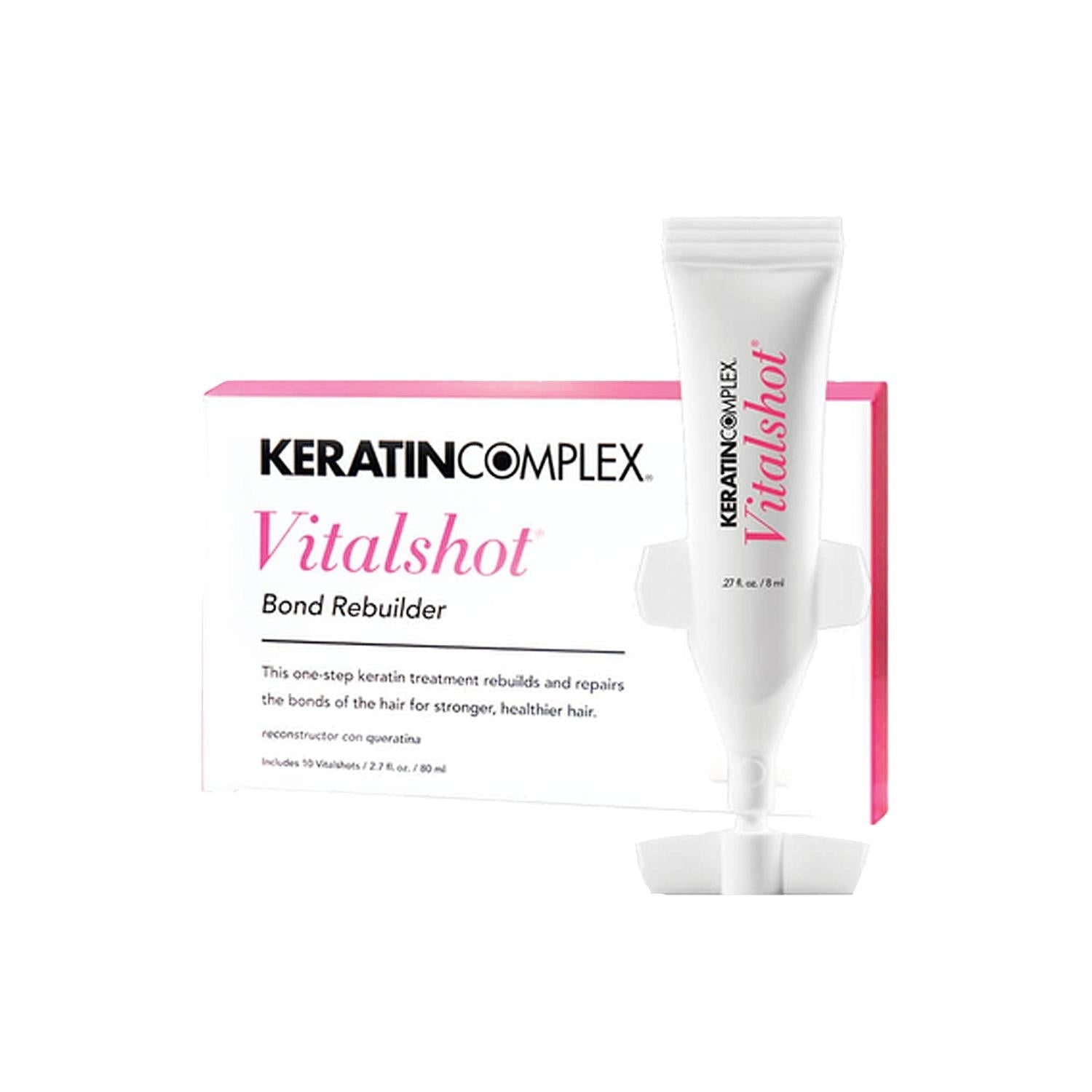 Keratin Complex Vitalshot: Advanced Hair Bond Repair Treatment | Restore Strength & Elasticity with Professional-Grade Keratin Hair Treatment