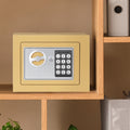 Compact Digital Safe Box – Keypad & Key Access