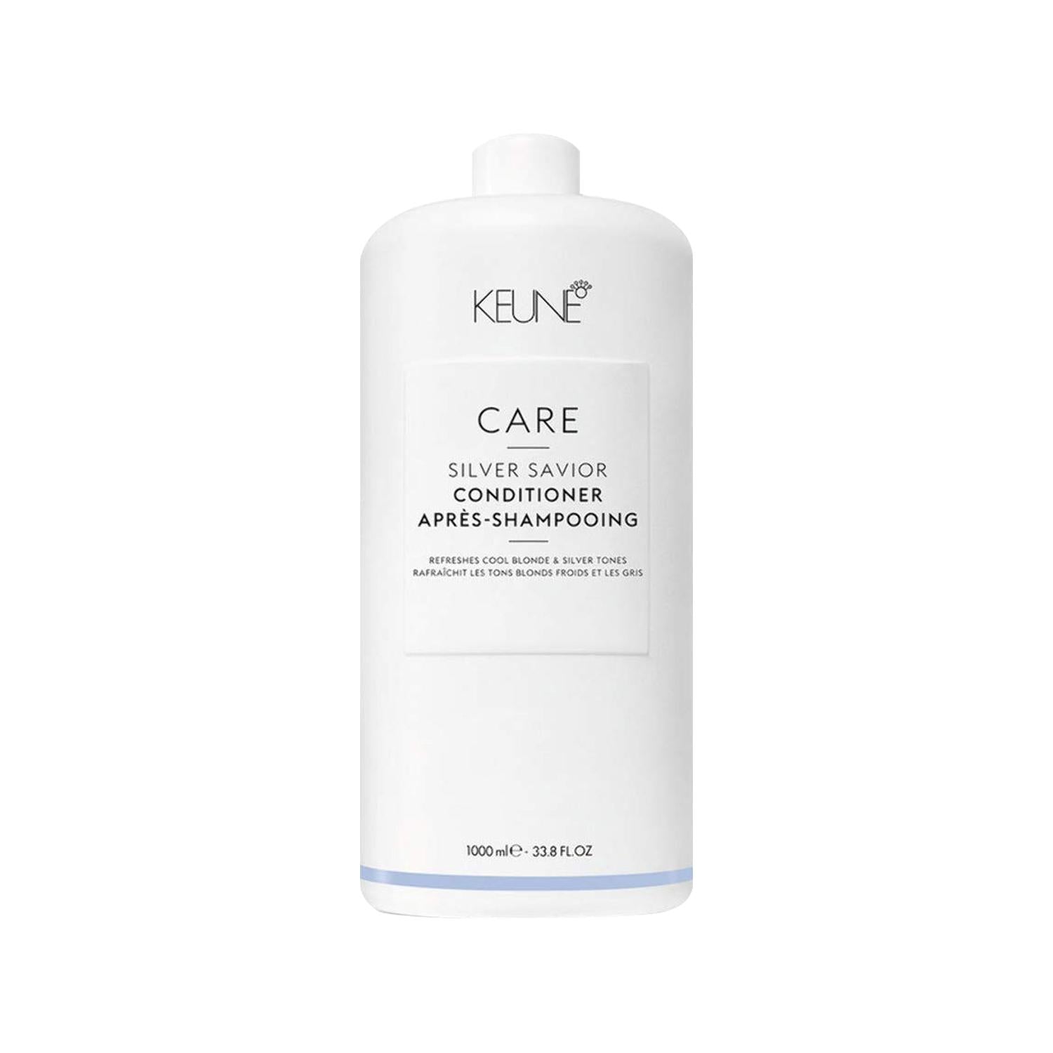 Keune Silver Savior Hair Cream for Gray, White, Platinum Hair - 1000ml Nourishing Moisturizing Treatment