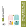 The Luxury Deodorant Dual Antiperspirant Roll-on Deodorant Set - Ocean Algae & Chamomile Variants for Long-Lasting Odor Protection