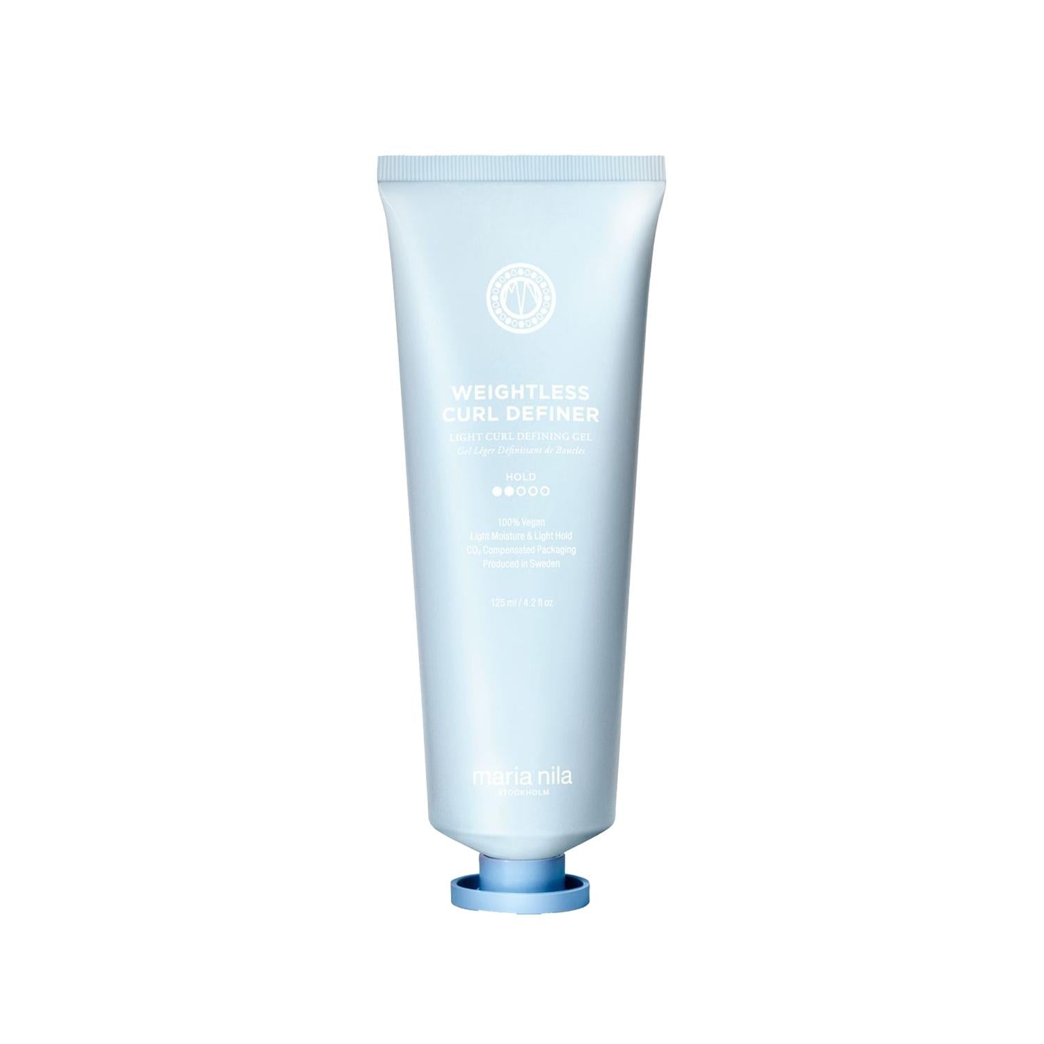 Maria Nila Weightless Curl Definer Gel - Lightweight, 4.23 fl oz - Enhances Curl Definition & Minimizes Frizz