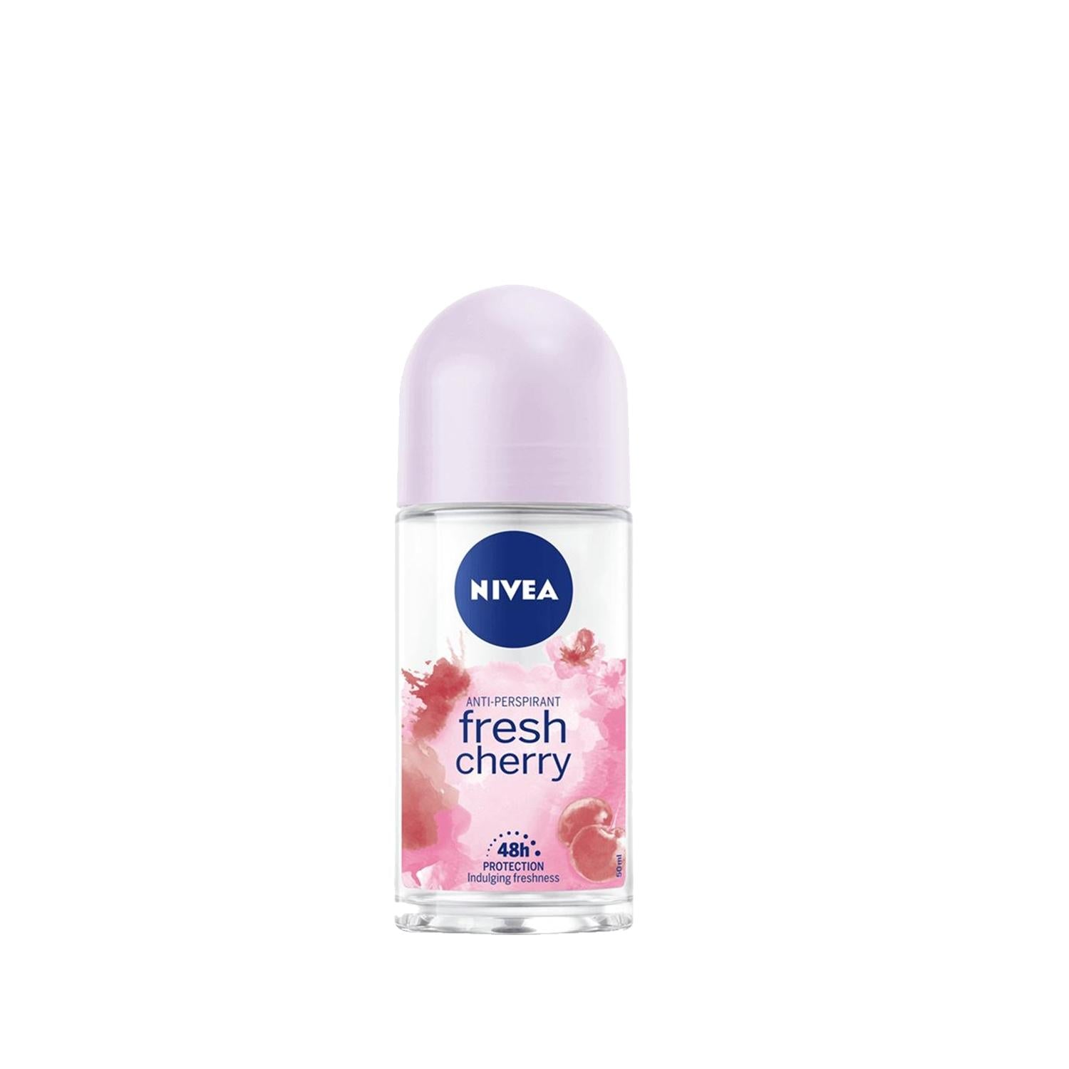 Nivea Fresh Cherry Roll-On Deodorant - 50 ml - Trusted Quality & Pleasant Fragrance