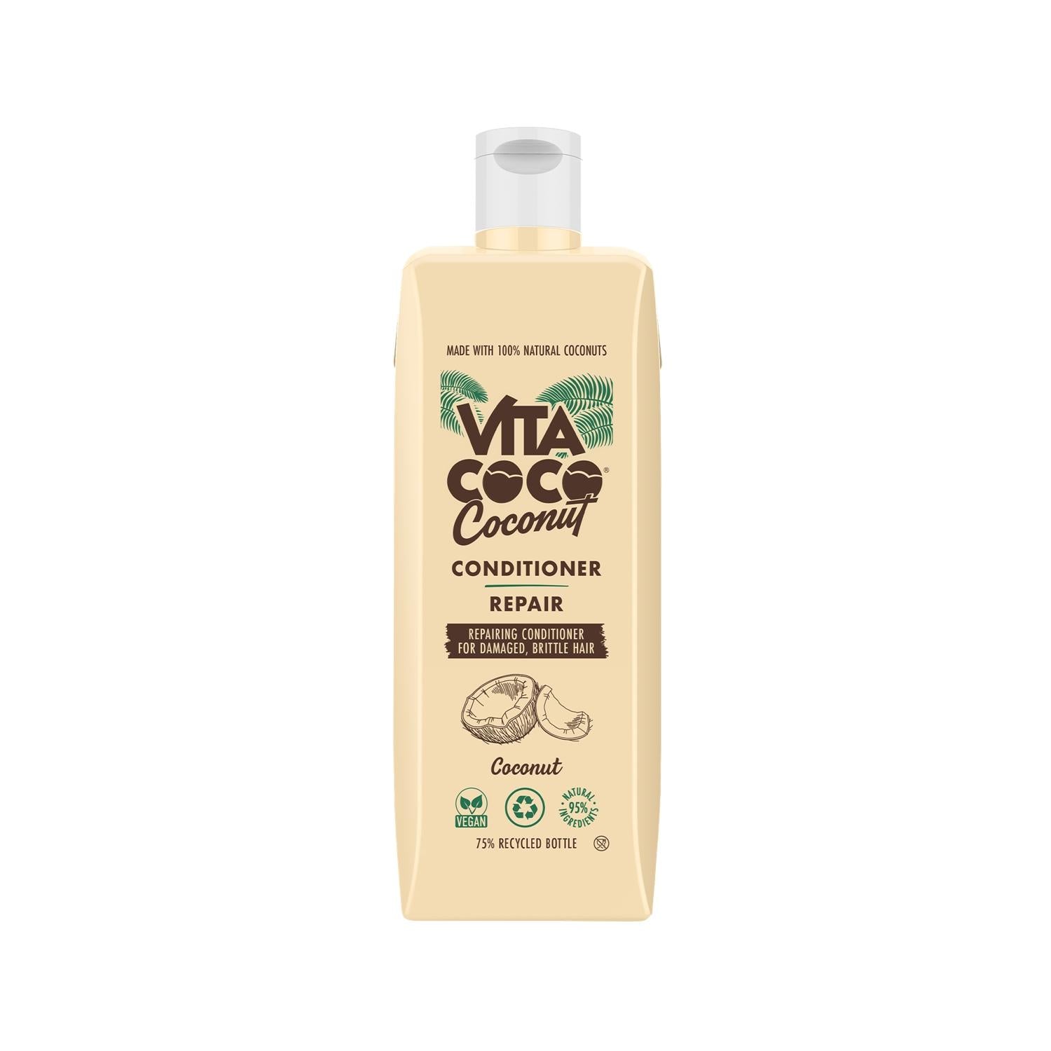 Vita Coco Hair Conditioner for Damaged Hair - 400ml - Repairs, Nourishes, and Softens Dry Hair