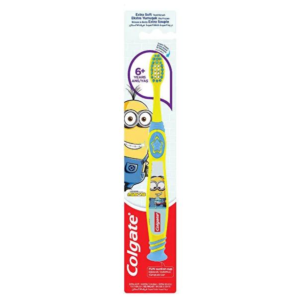 Colgate Minions Children's Toothbrush - Soft Bristle, Ergonomic Design for Kids 6+ Years