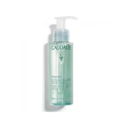 Caudalie Vinoclean: Gentle Micellar Cleansing Water - Natural Makeup Remover for Sensitive Skin - Grape Water, No Rinse, 3.38 fl oz