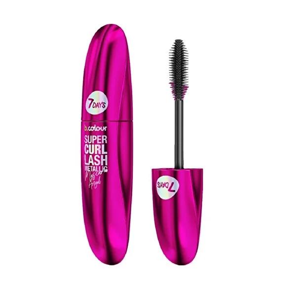 7Days B.Colour Metalik Purple Mascara - XXL Volume, Long Lasting, Smudge Proof, Vegan, Cruelty-Free