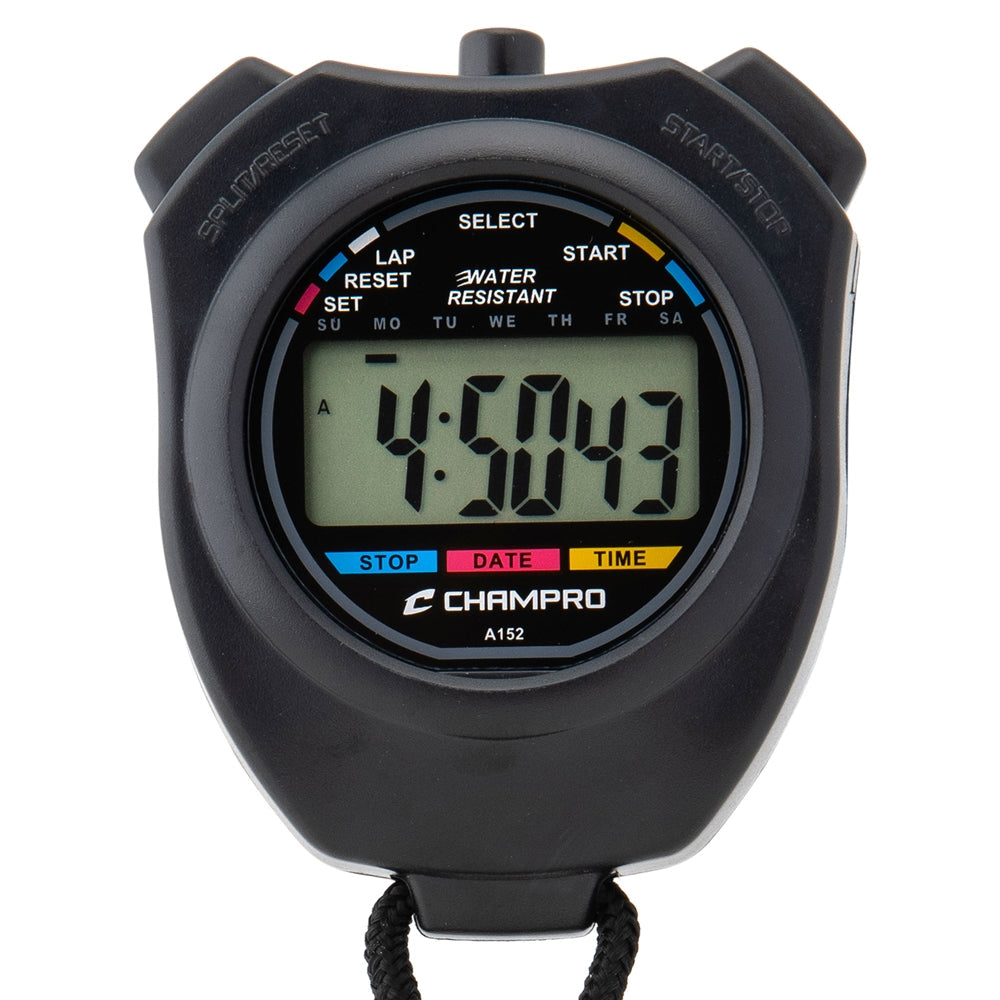 Champro Basketball Water Resistant Stop Watch