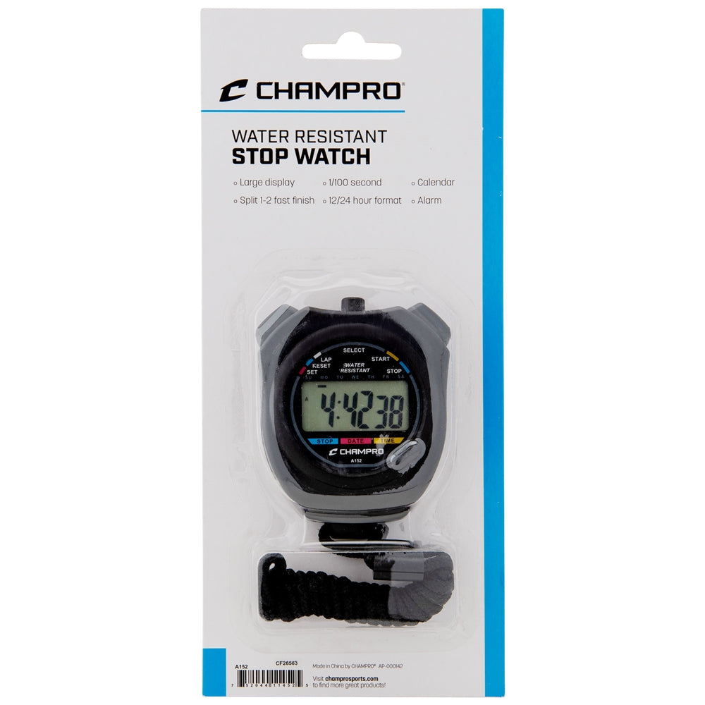 Champro Basketball Water Resistant Stop Watch