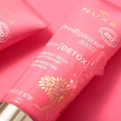 Nuxe Prodigieuse Boost Glow Boosting Detox Mask: Vegan Facial Mask for Radiant & Bright Skin - 75ml