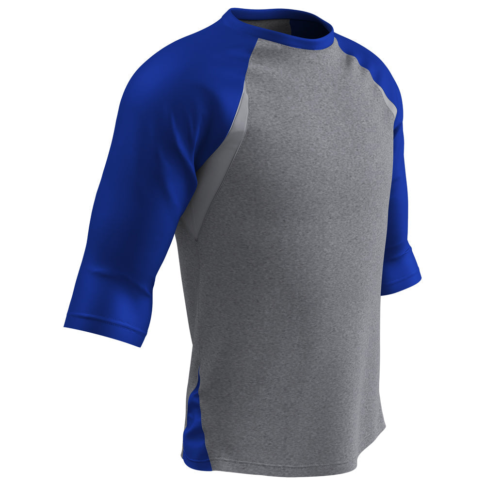 Champro Extra Innings 3 And 4 Sleeve Baseball Shirt