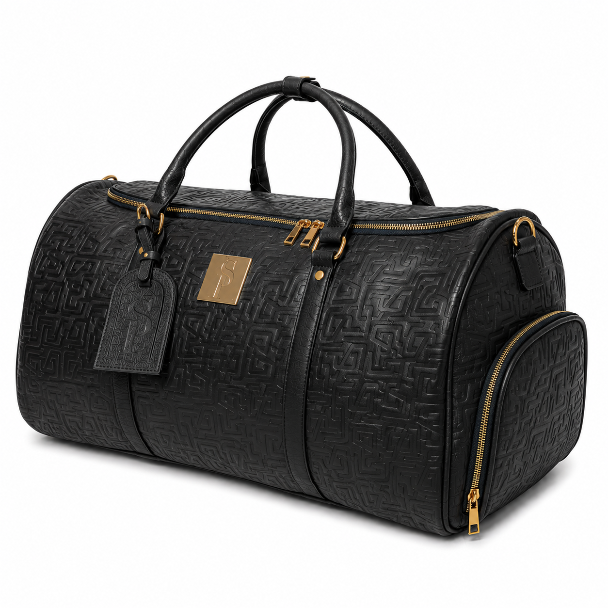 Black Monogram Leather Duffle Bag (150 Made)