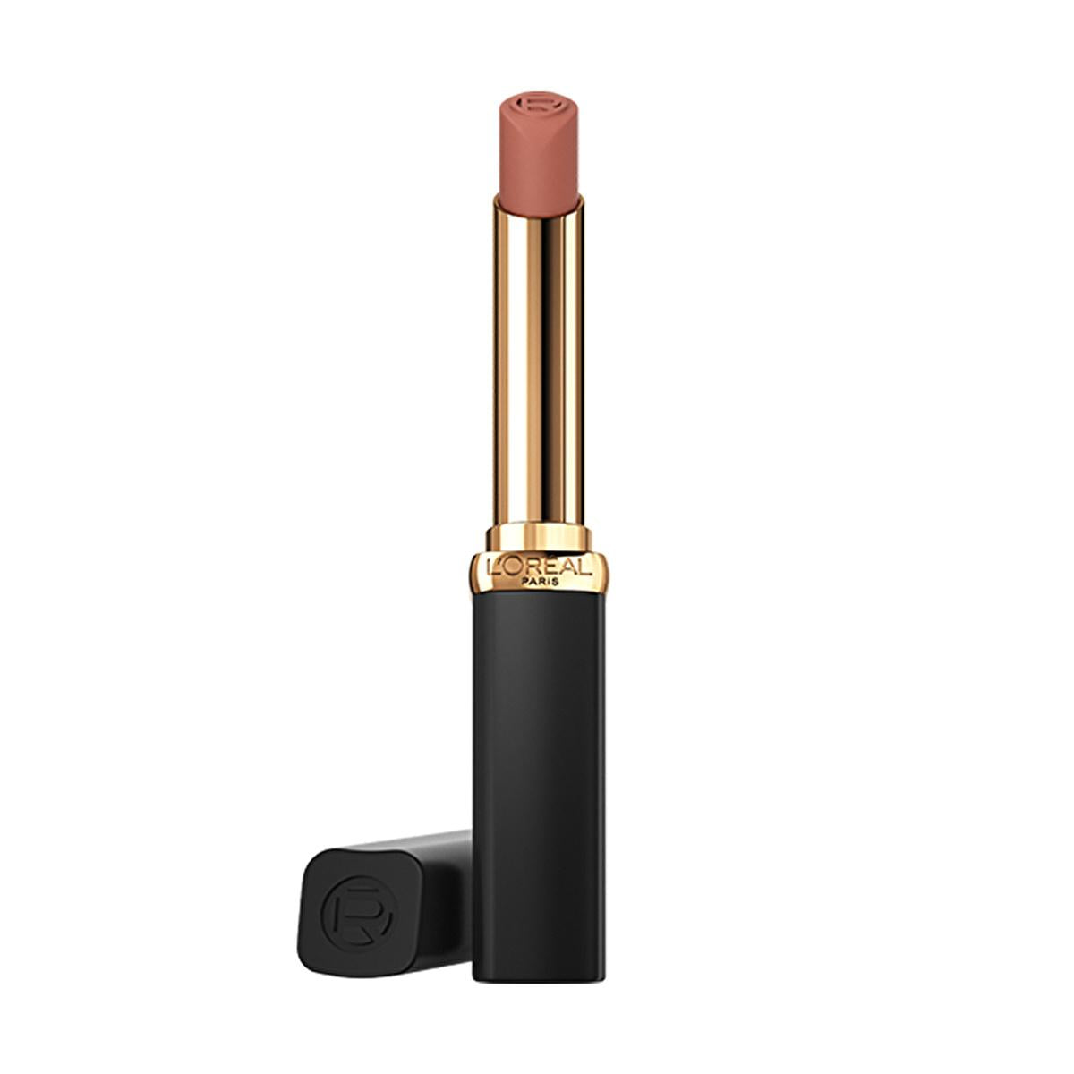 L'Oreal Paris Color Riche Intense Volume Matte Lipstick - 520 Nude Defiant: Long Lasting, Hydrating, Fuller Lips, Powder Finish