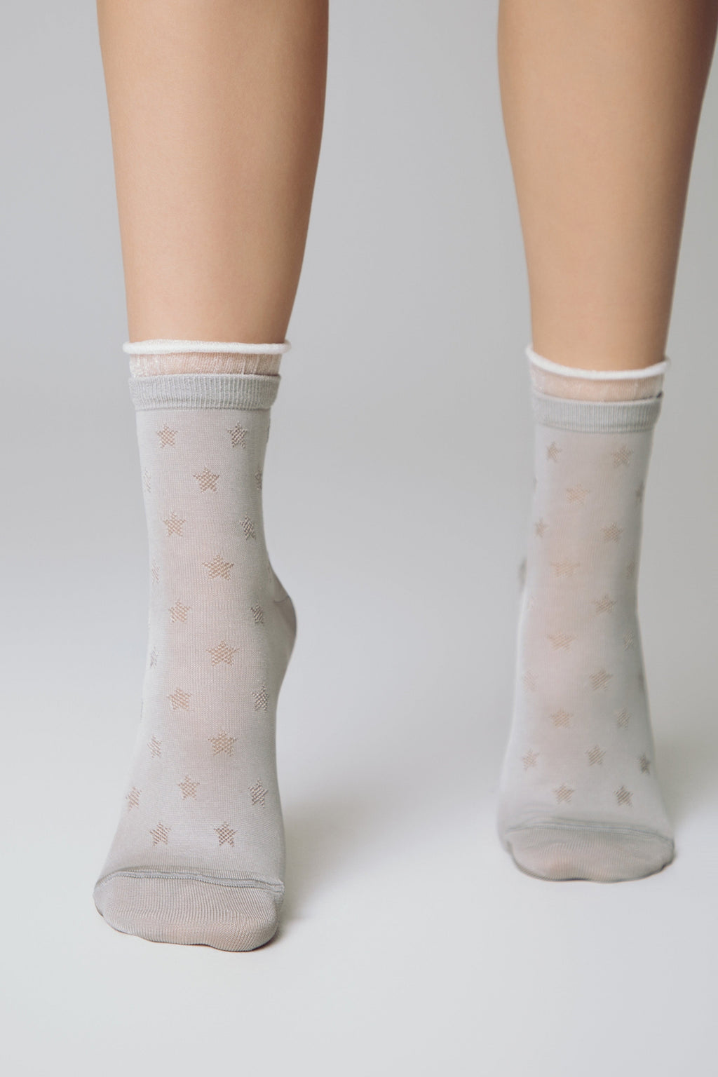 Conte Socks Classic - 491 Decorative Transparent Mesh