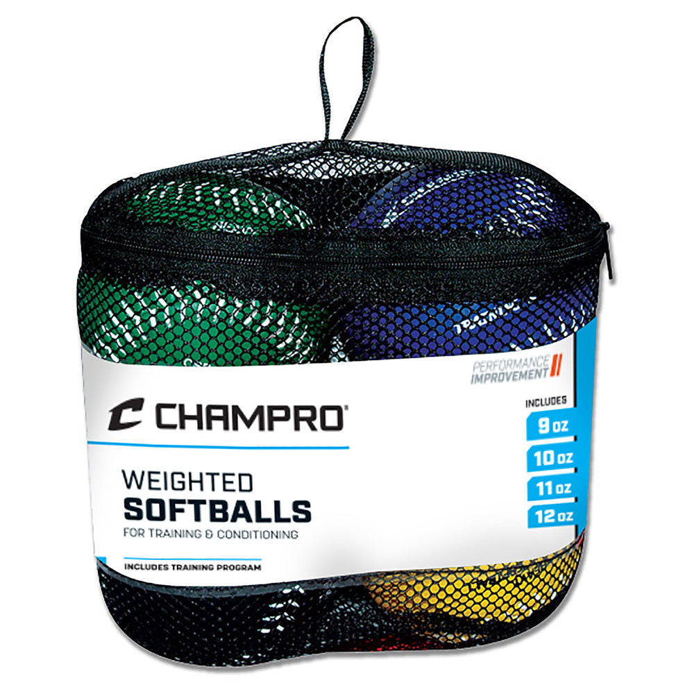 Champro Fastpitch Set Of 4 Training Softballs
