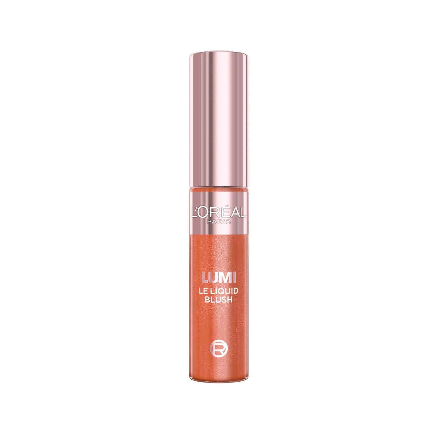 Loreal Paris Lumi Liquid Blush 627 Glowy Warm Peach: Achieve Dewy, Radiant Skin with Blendable Peach Liquid Blush