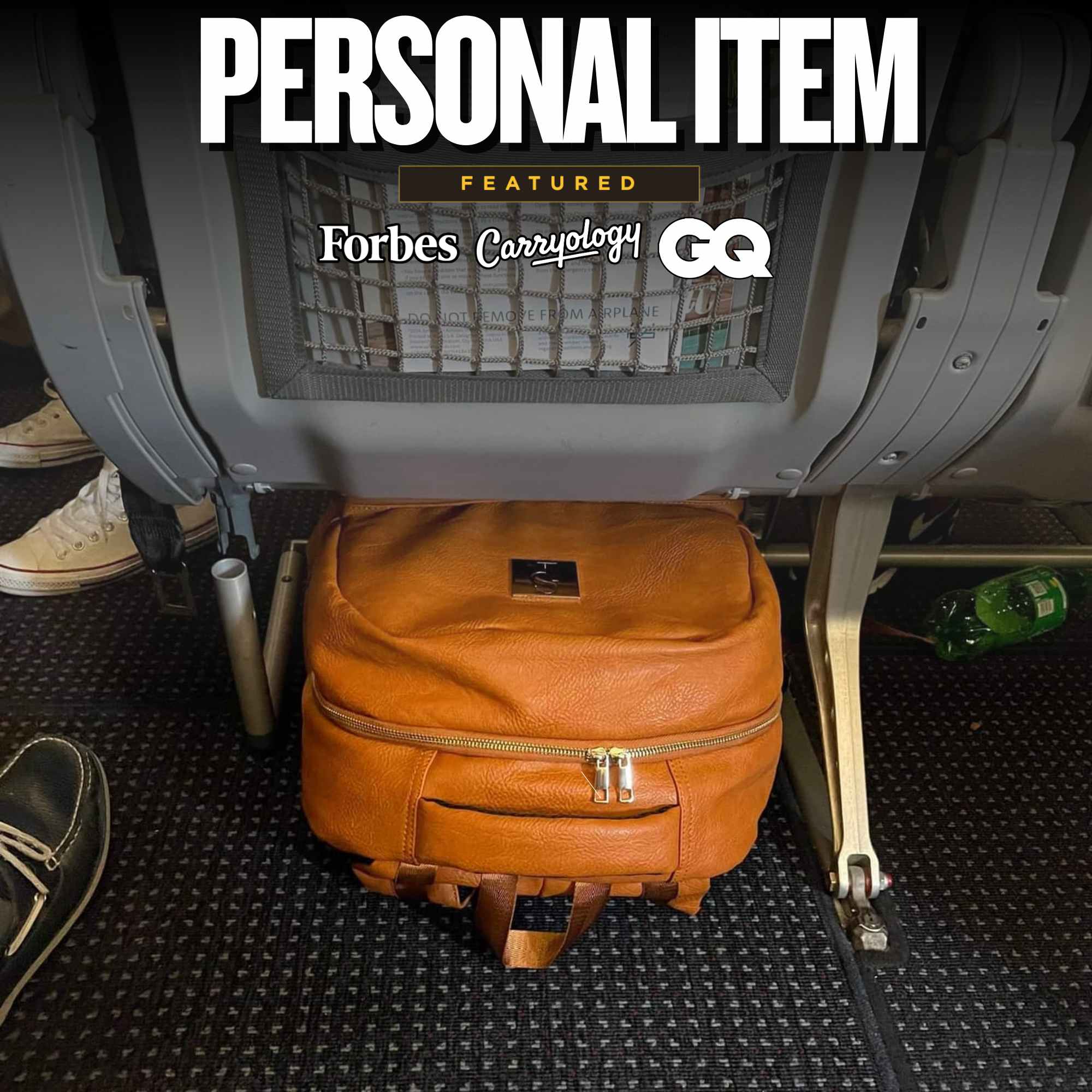 Brown Leather Commuter Bag