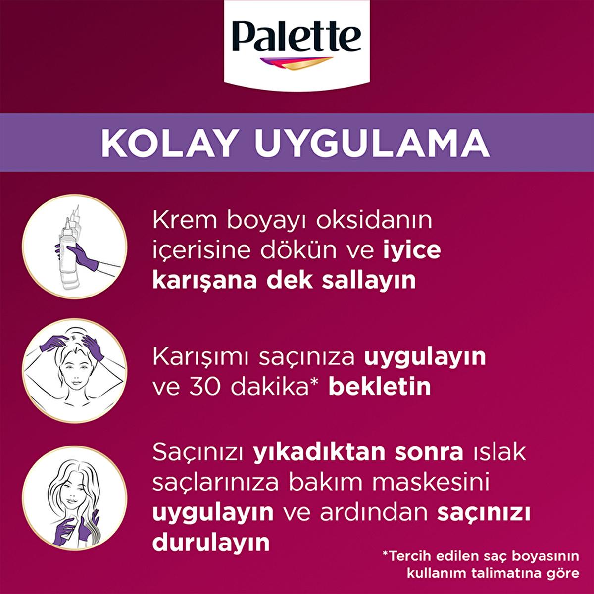 Palette Deluxe KŸllŸ A�õk Kumral Hair Dye: Intense Light Ash Blonde Color, Perfect Grey Coverage & Long Lasting Shine