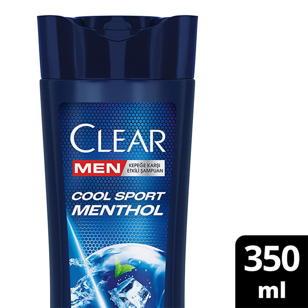 Clear Men Cool Sport Menthol Anti-Dandruff Shampoo - Itch Relief, Oily Scalp Control, Refreshing Menthol - 11.83 fl oz