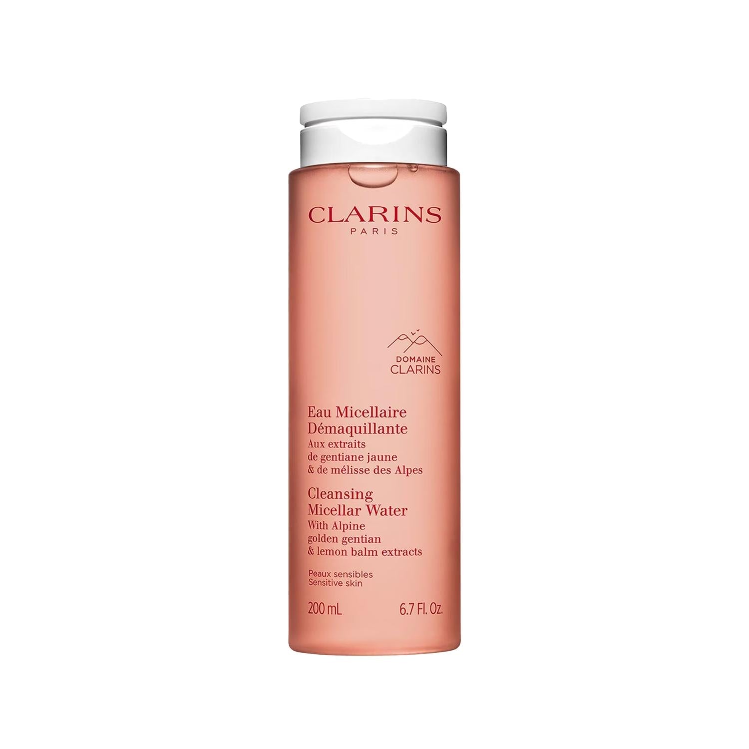 Clarins Gentle Micellar Water: Effectively Removes Makeup & Impurities, Perfect for Sensitive Skin - Cleansing Water, 6.76 fl oz