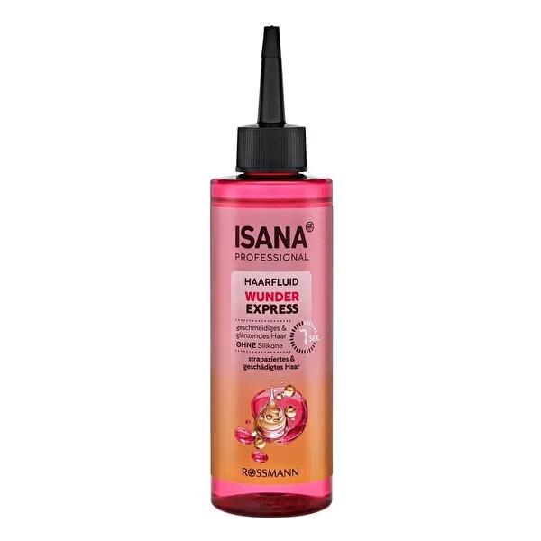 Isana Professional Wunder Express Hair Care Serum for Shine, Smoothness & Easy Combing - 200ml, Vegan & Dermatologically Tested