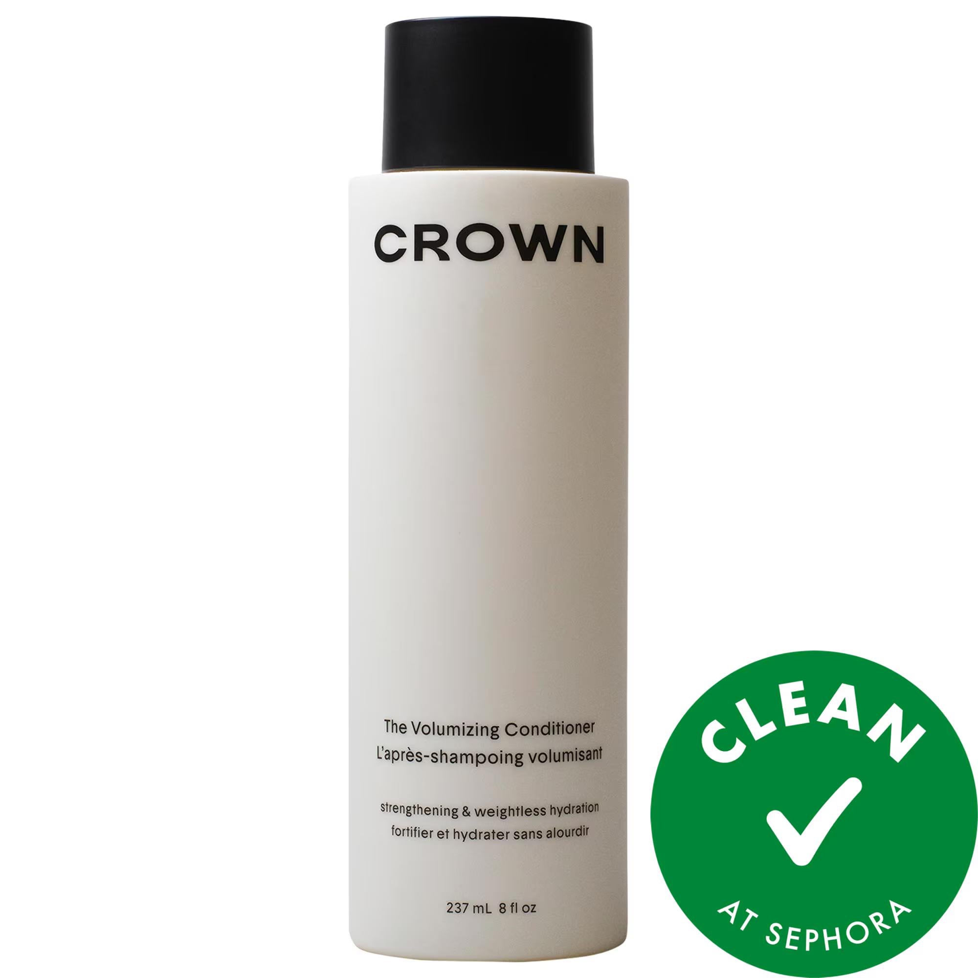 Crown Affair Volumizing Conditioner for Oily & Fine Hair: Lightweight Hydration, Adds Thickness & Body - Vegan, Cruelty-Free