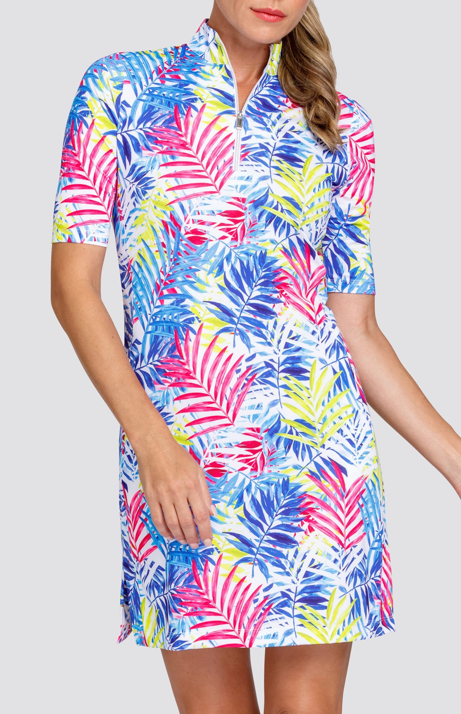 Zaya Dress - Prism Palm