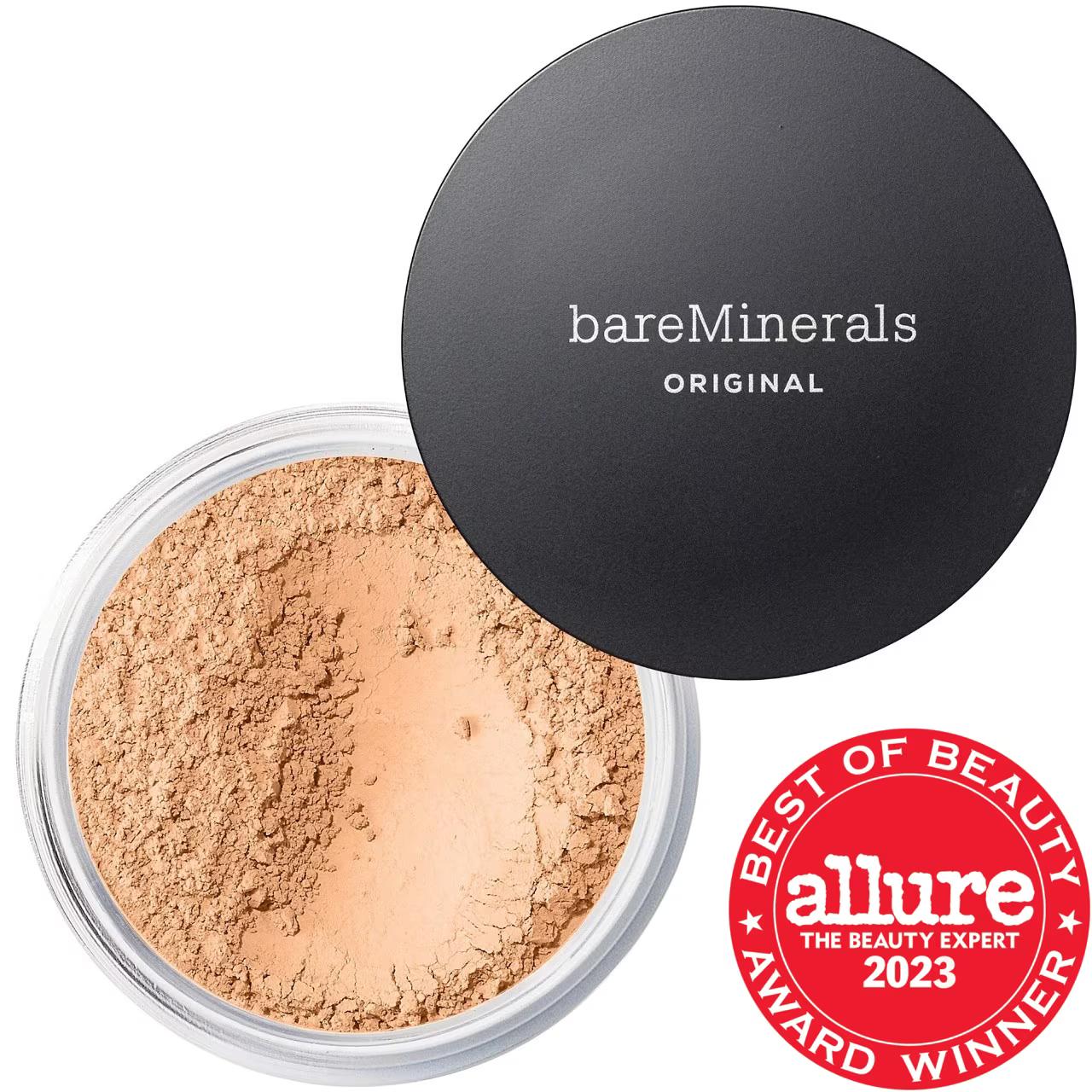 Original Loose Talc-Free Mineral Powder Foundation SPF 15: Buildable Coverage, Luminous Finish & Vegan Mineral Makeup