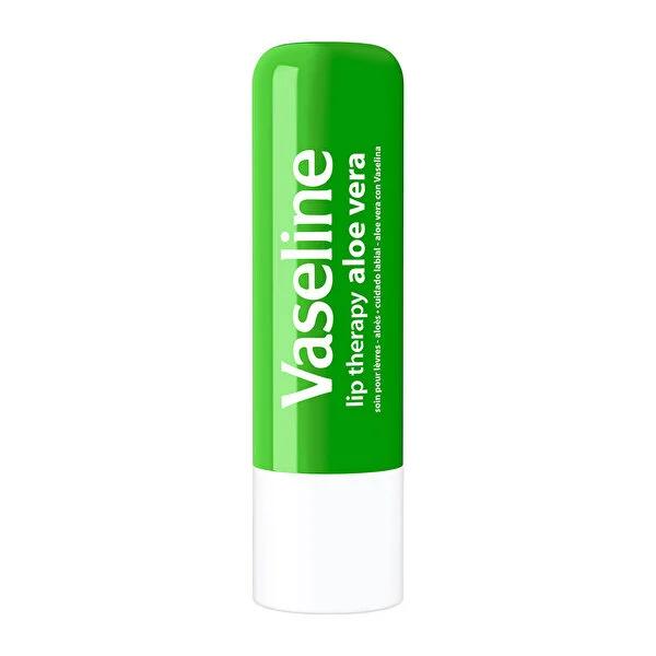 Vaseline Lip Therapy Aloe Vera Lip Balm - 48 Hour Moisturizing for Dry, Chapped Lips