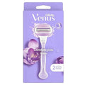 Gillette Venus Comfort Glide Breeze Women's Razor with 2 Replacement Blades - Comfortable Shaving, Scented Gel Bars, Pivoting Head