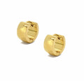 MAE THICK GOLD HUGGIE HOOP EARRINGS