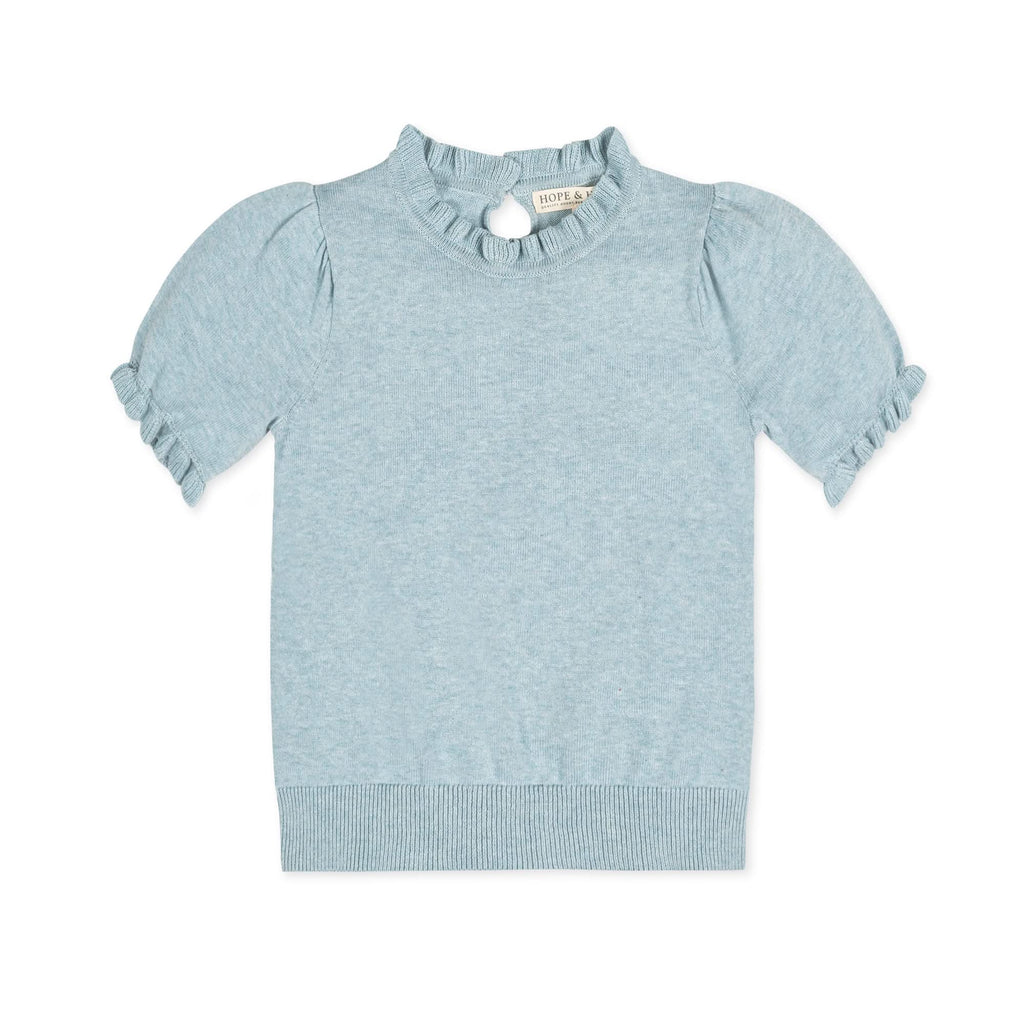 Organic Puff Sleeve Sweater