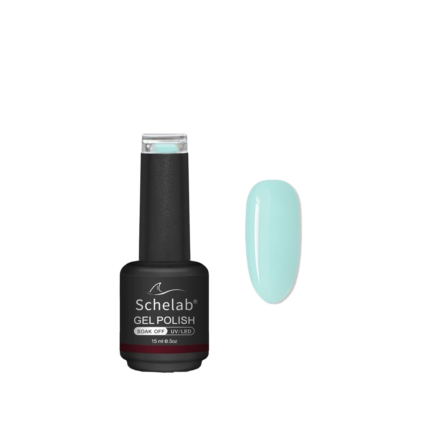 Schelab One Step Gel Nail Polish 15 ml - Menthol Scent, Long Lasting Finish