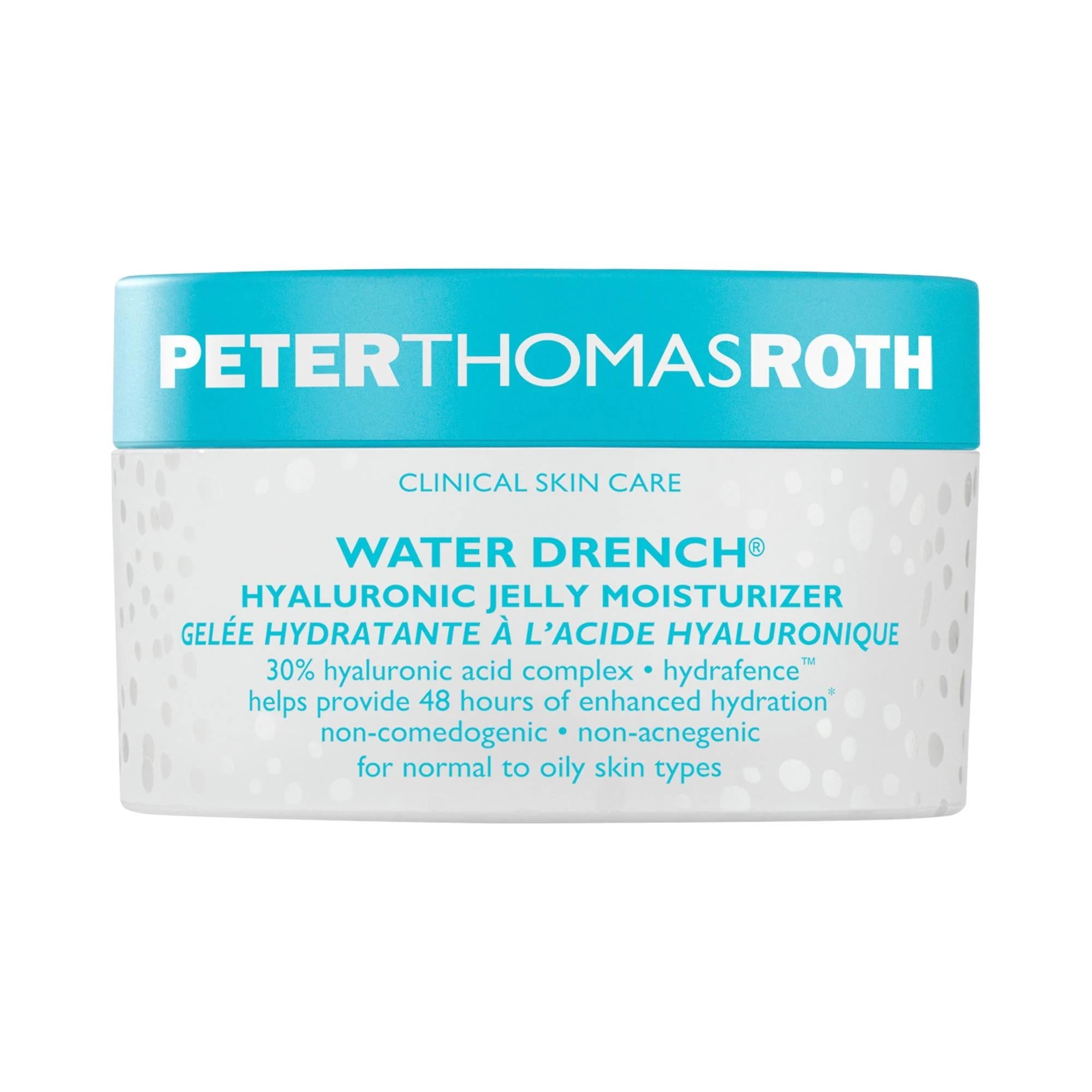 Water Drench Hyaluronic Jelly Moisturizer - Lightweight, Non-Comedogenic, 48Hr Hydration for Normal to Oily Skin