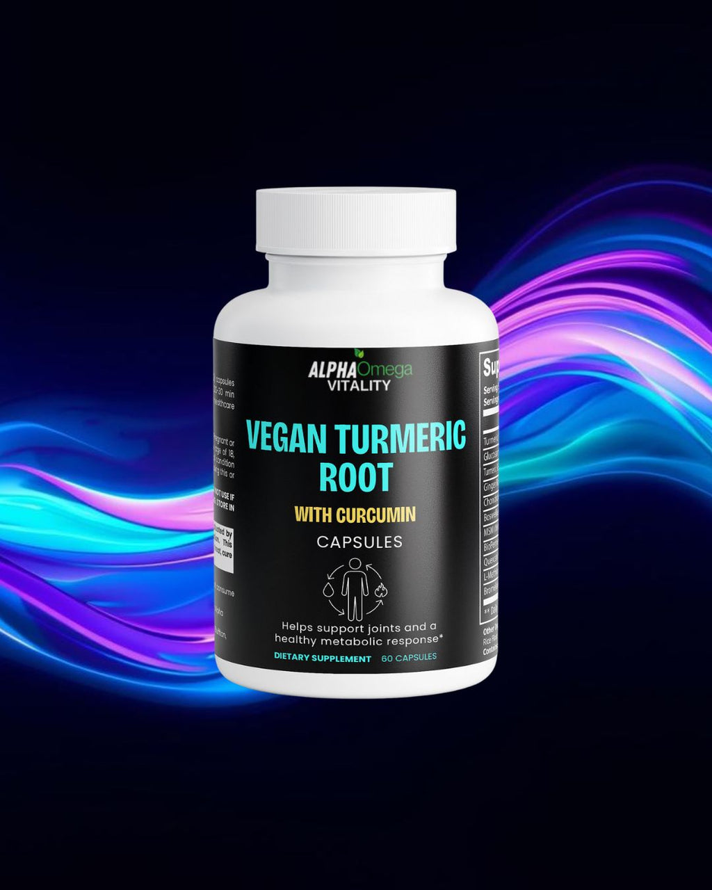 Vegan Turmeric Root with Curcumin