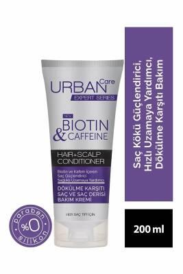 Urban Care Biotin Caffeine Anti-Hair Loss Hair Cream - Strengthens Hair Roots, 200ml